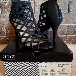 Sexy black heels by A.N.A